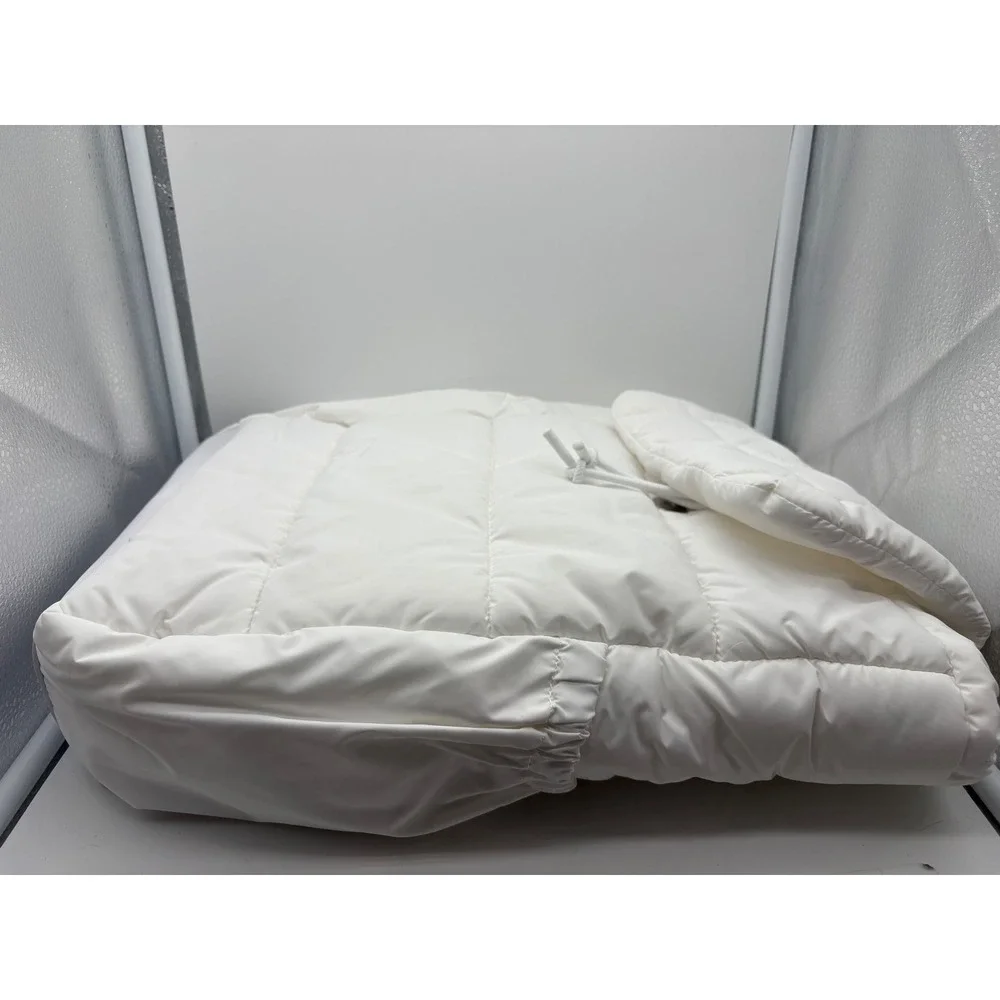 OFFLINE By Aerie Puff Love Backpack White Quilted Puffer School Gym Travel Bag